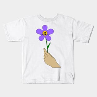 Stressed flower Kids T-Shirt